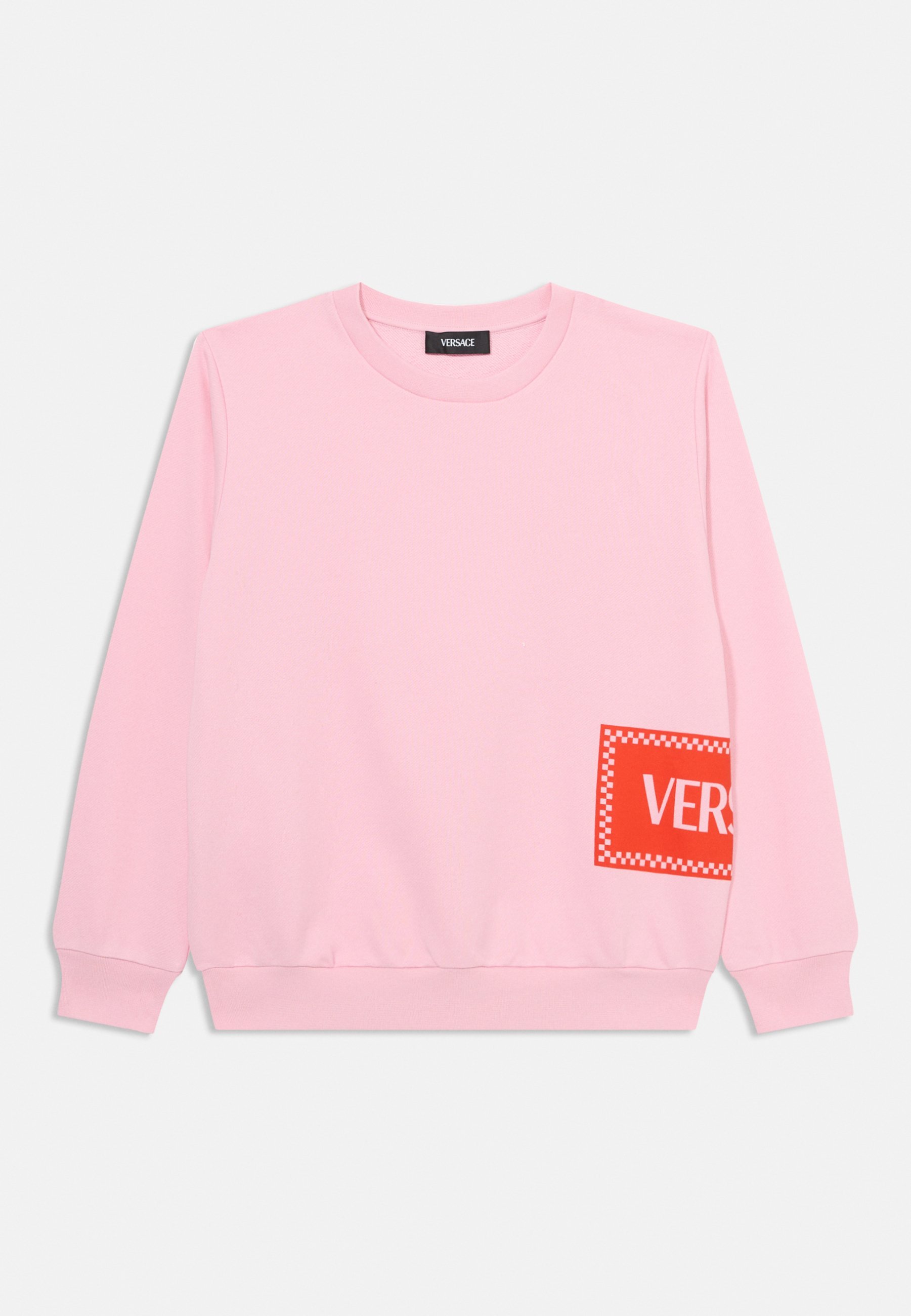 Sweat-shirt Versace Vintage Logo Unisexe - rose pastel/orange vif