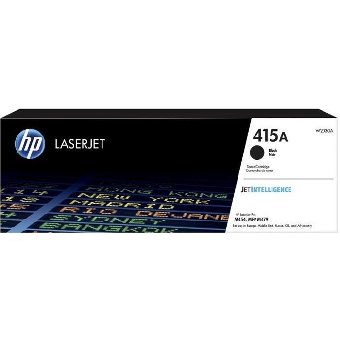 Cartucho de toner preto HP 415A original para impressoras Color LaserJet Pro M454 e MFP M479 - HP