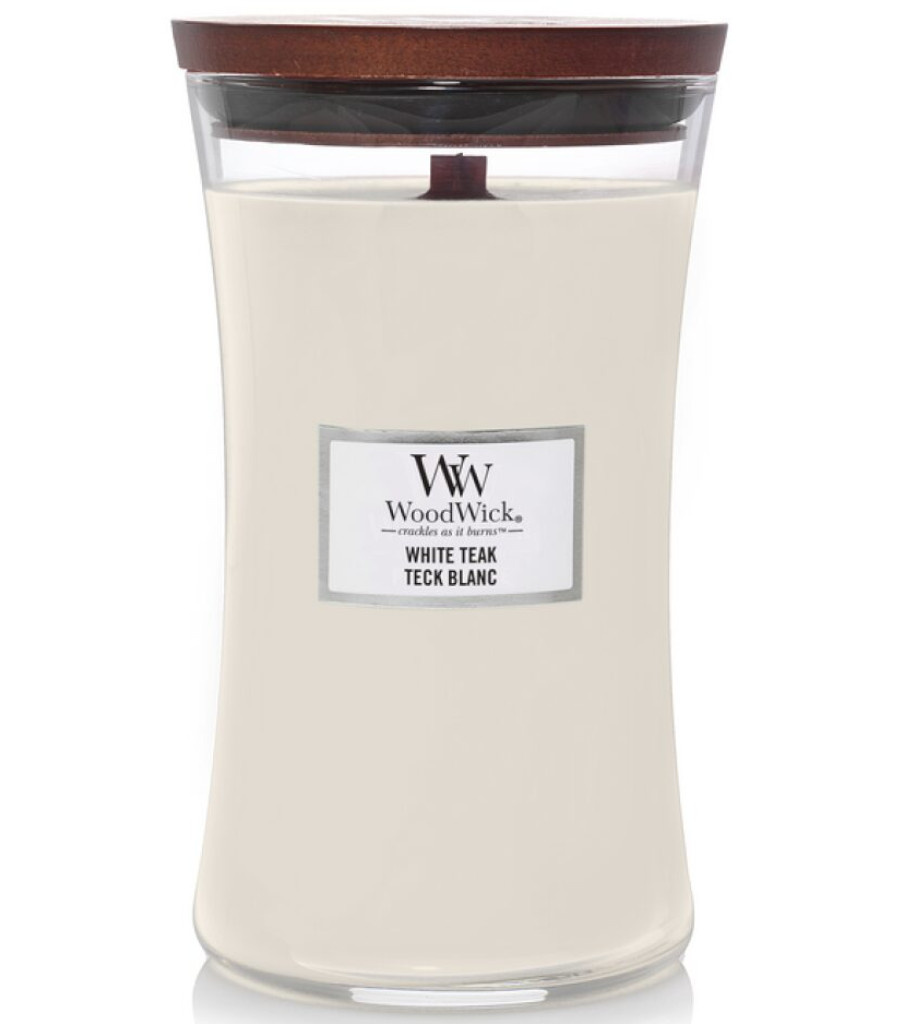 WoodWick Weißes Teakholz