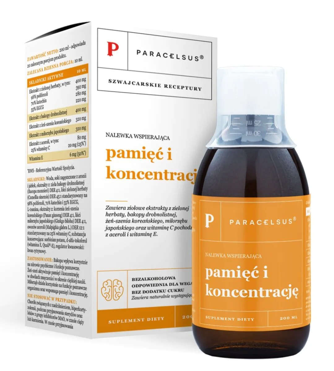 Paracelsus Pamięć i Koncentracja, Nalewka