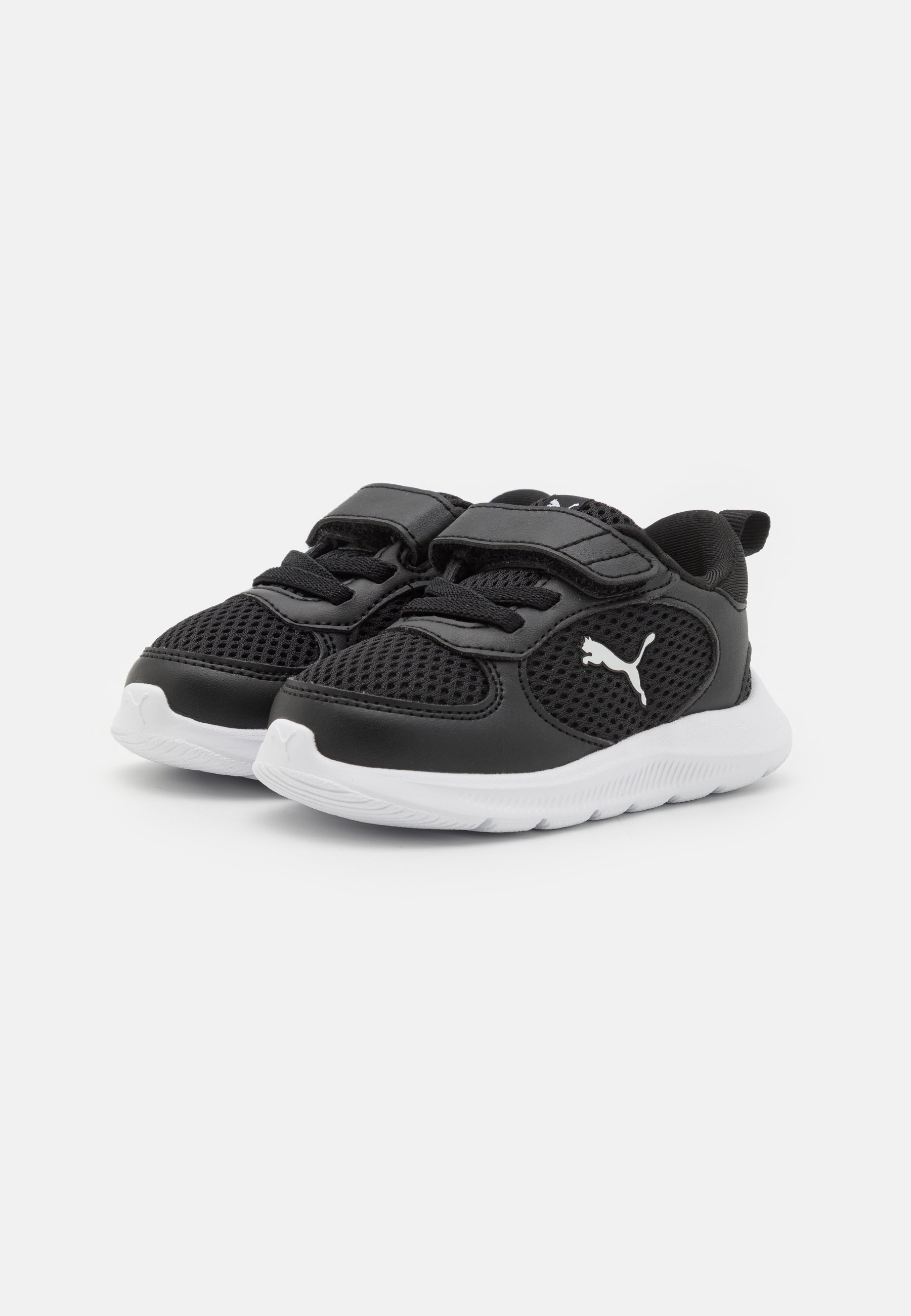 Puma FUN RACER 2 UNISEX - Pantofi de alergare pentru șosea - negru/alb