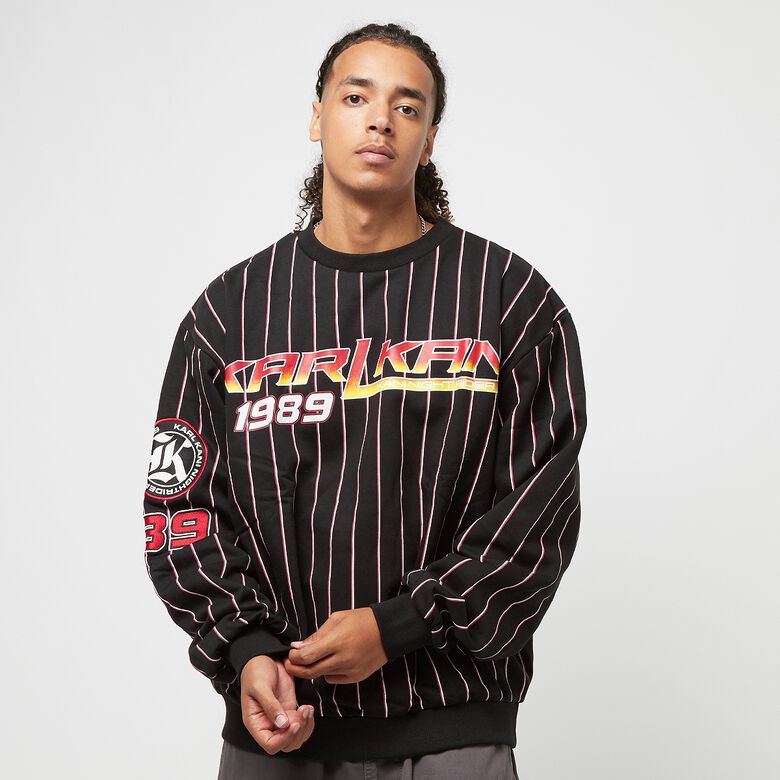 Geweven Signature Kani Night Rider Pinstripe Crew
