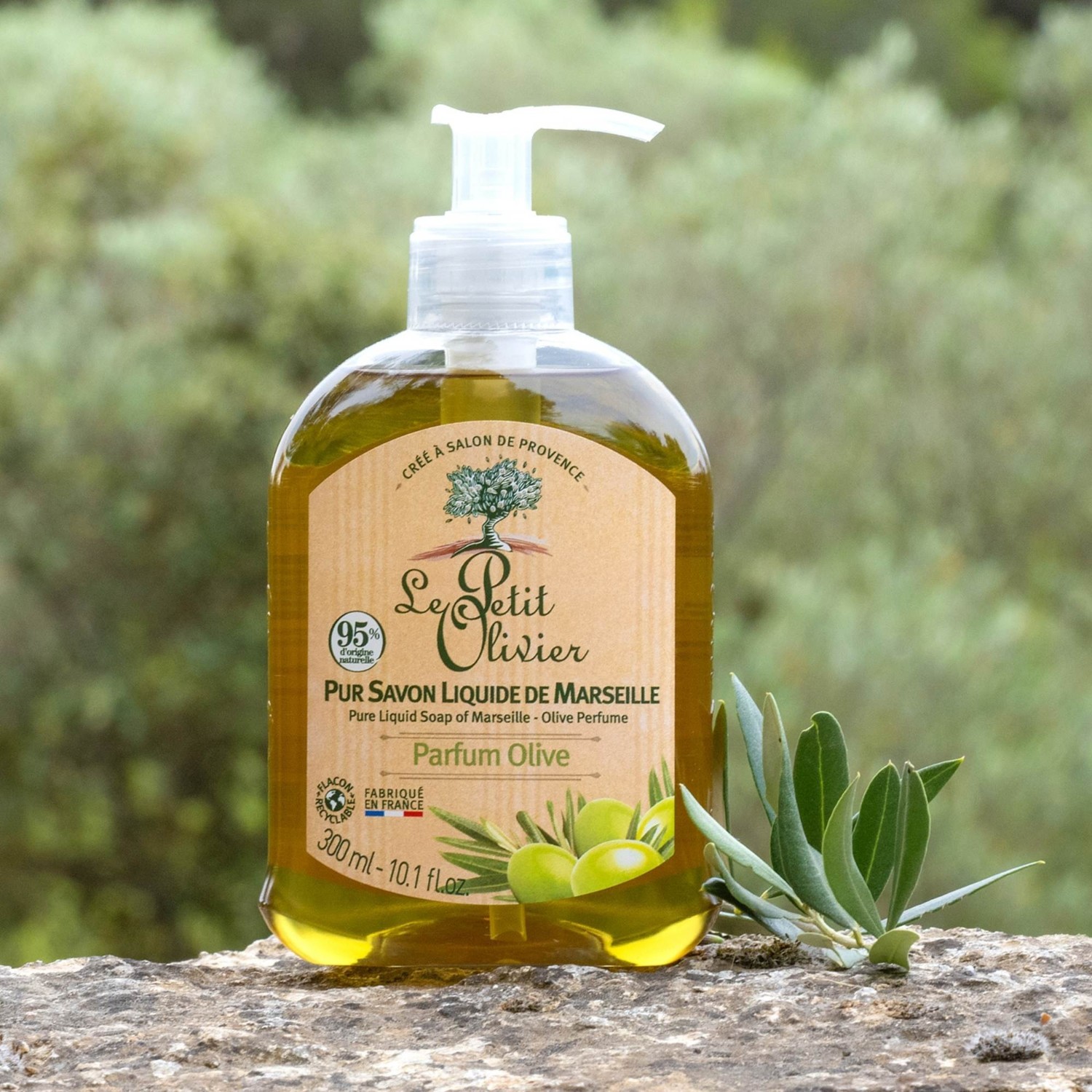 Le Petit Olivier Pur Savon Liquide de Marseille Parfum Olive
