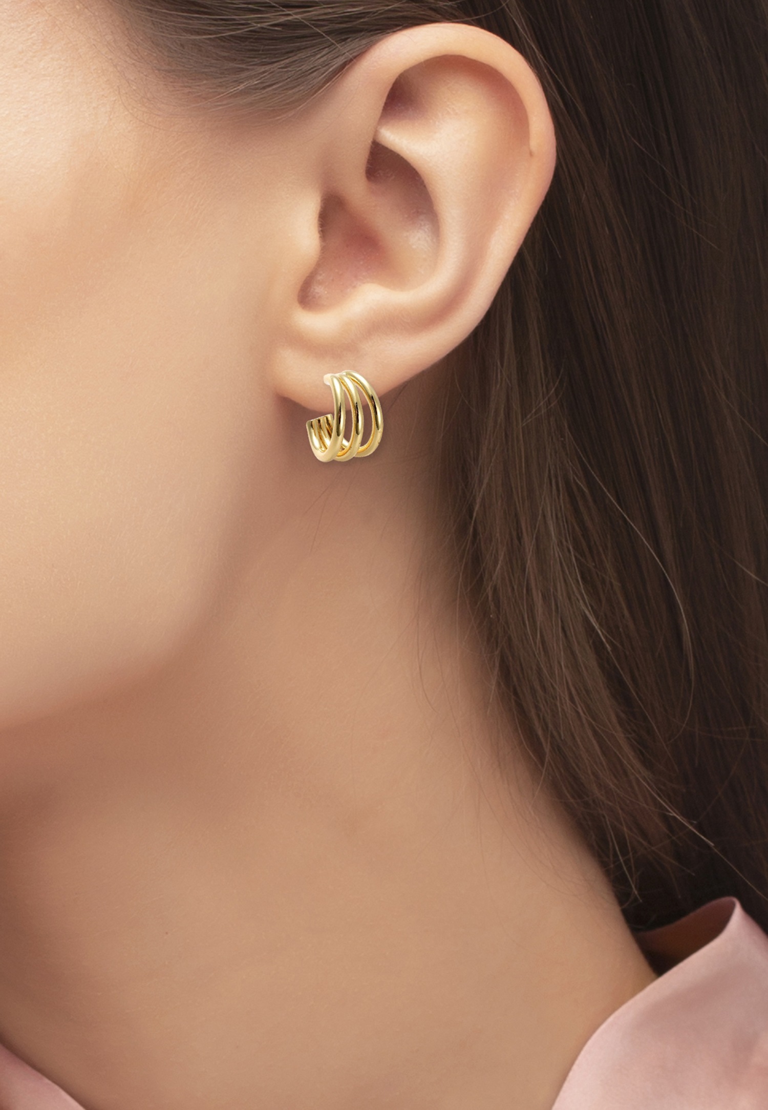 Heideman Boucles d'oreilles Hemi couleur or