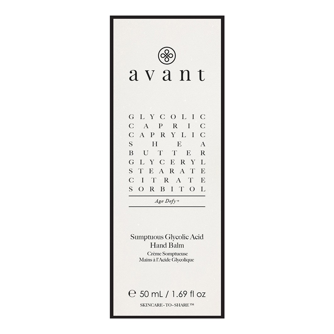 Avant Skincare Crème Somptueuse Mains à l’Acide Glycolique