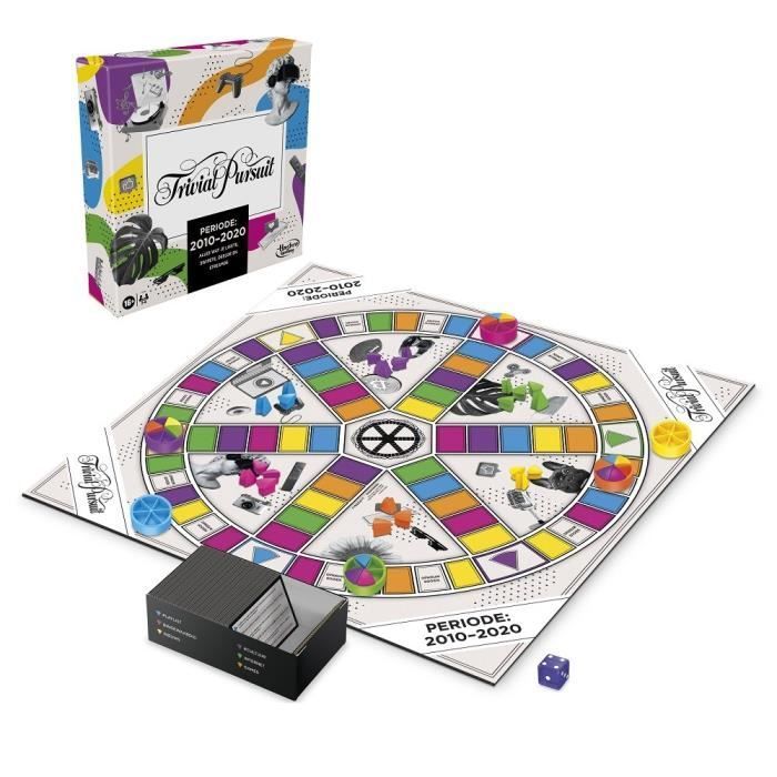 TRIVIAL PURSUIT - Decade: 2010-2020 - Board game for adults and teens - FRENCH VERSION - Ages 16+
