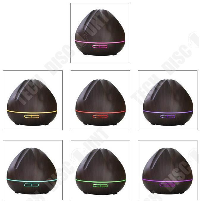 Humidificador TD® - Acabado imitación madera - Gran capacidad - Aromaterapia - Control remoto