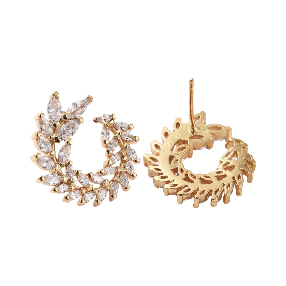 Heideman Boucles d'oreilles Plagula couleur or