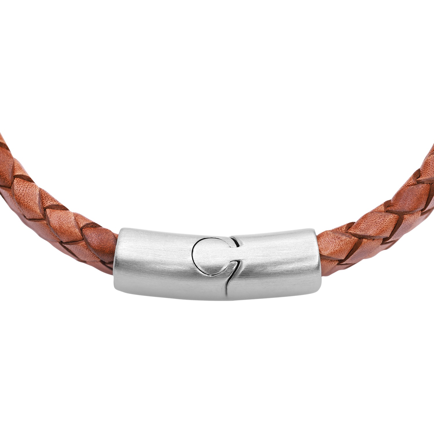 Heideman Bracelet en cuir Mika cognac