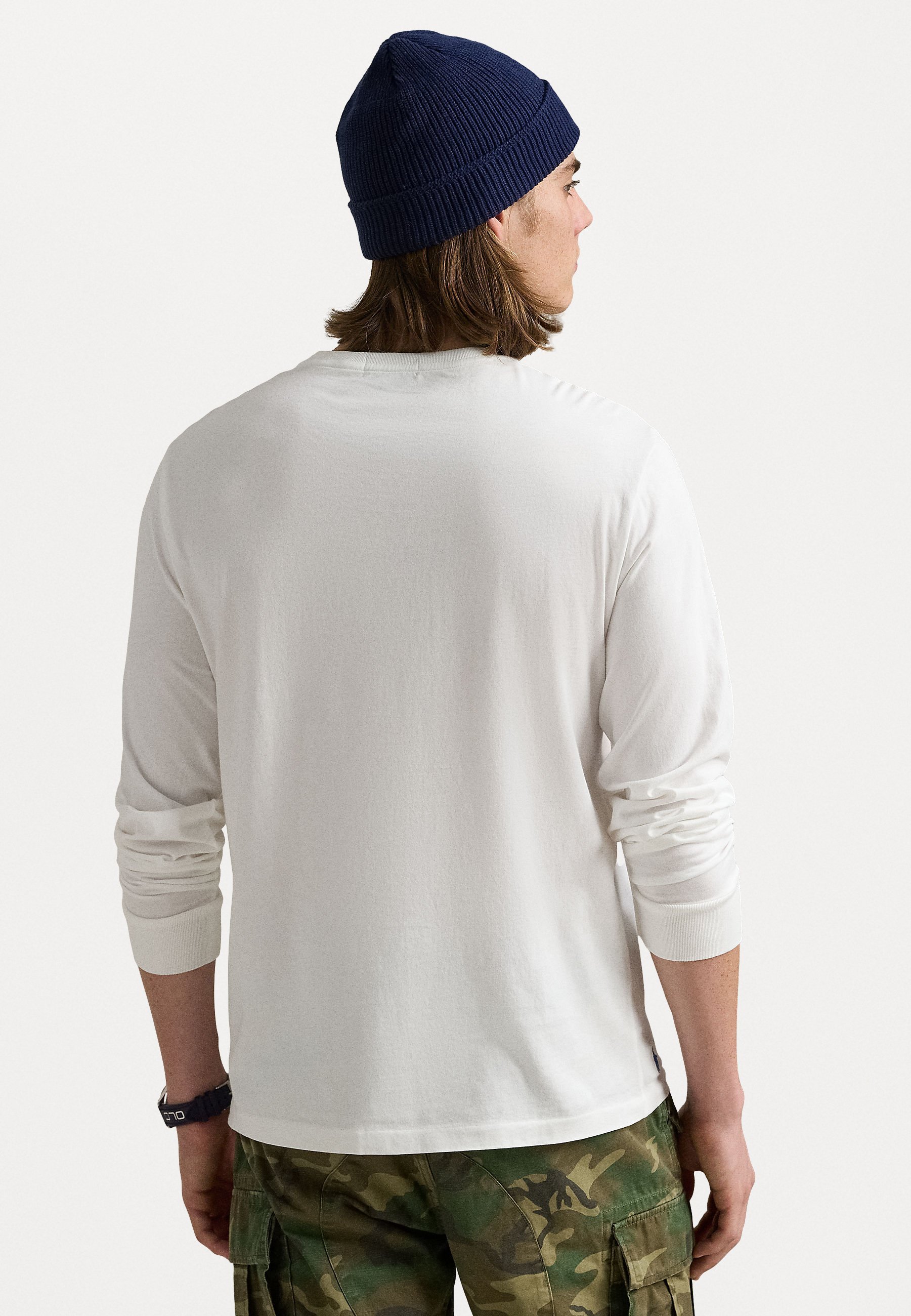 Polo Ralph Lauren top met lange mouwen - wit