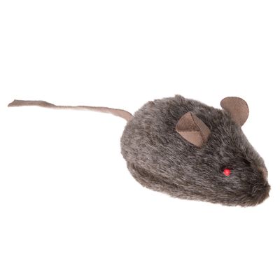 Topolino giocattolo per gatti con suoni e occhi a LED