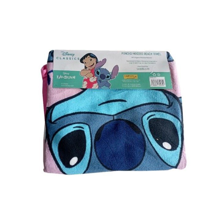 Poncho de Bain Lilo & Stitch Disney - Rose