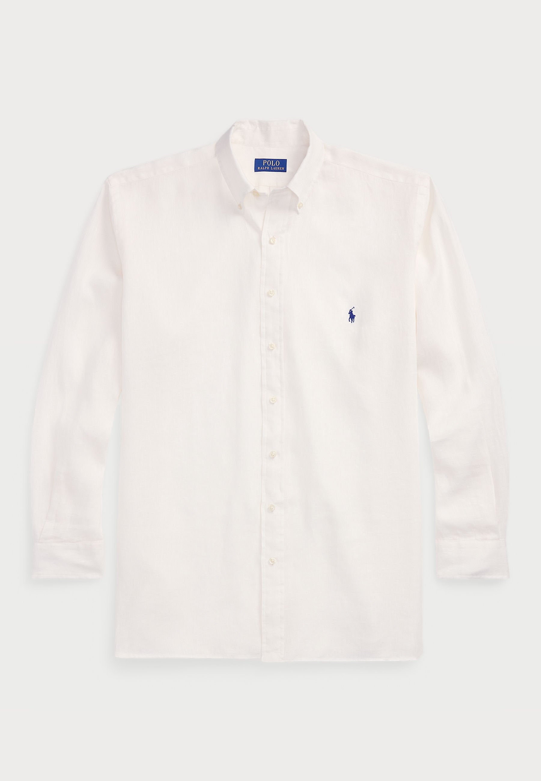 Chemise en lin grande taille Polo Ralph Lauren - Blanc délavé