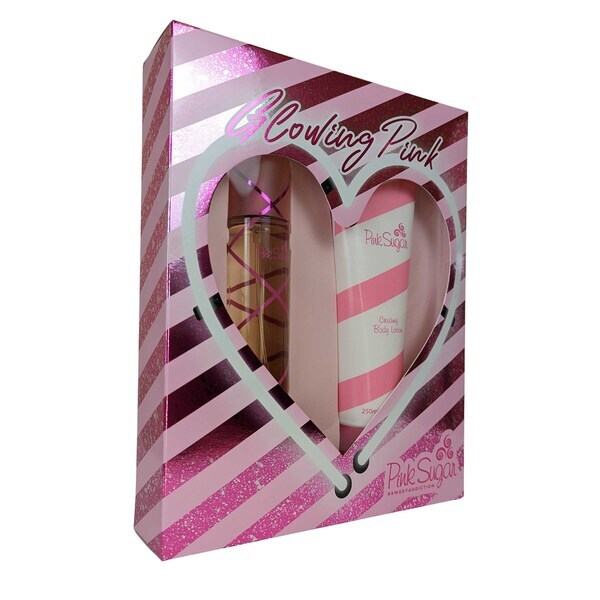 Aquolina - Eau de Toilette Pink Sugar en spray 100 ml, Loción corporal 200 ml
