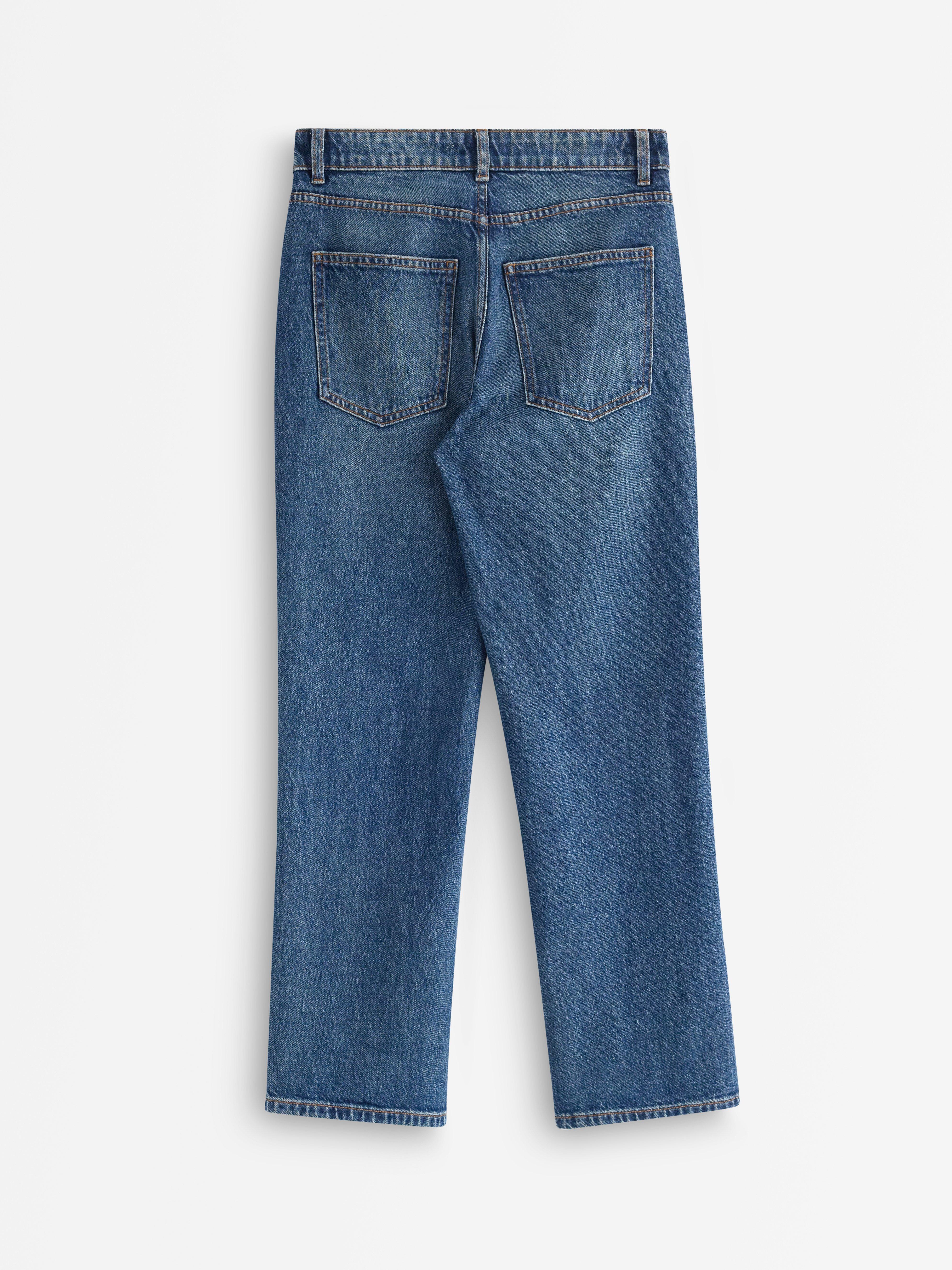 RAVNE Nea kratke farmerke s laganom rastezljivom tkaninom Denim plave boje