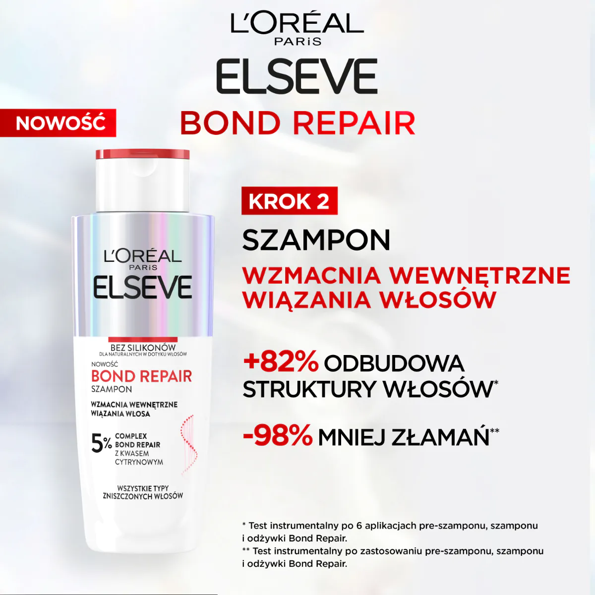 Elseve Bond Repair Szampon do włosów