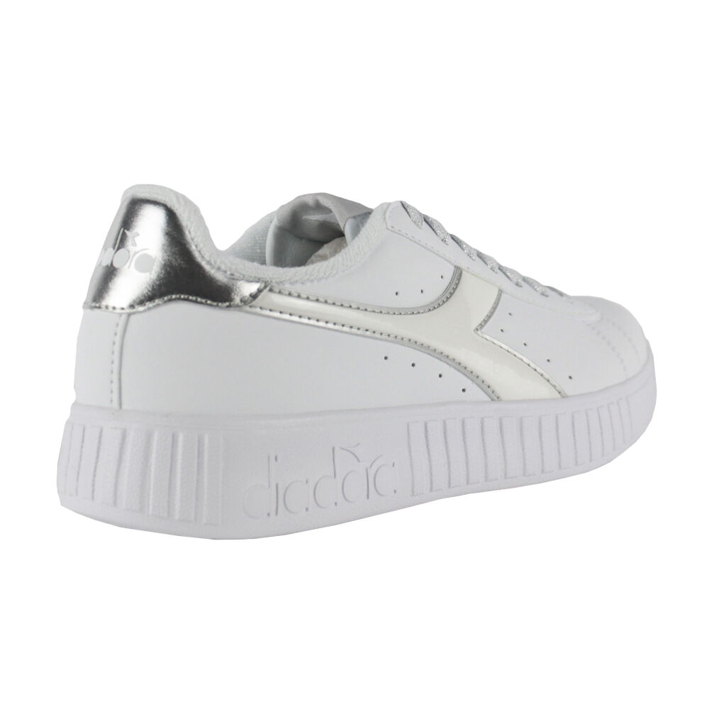 Diadora Step P C6103 Vita/silverfärgade sneakers