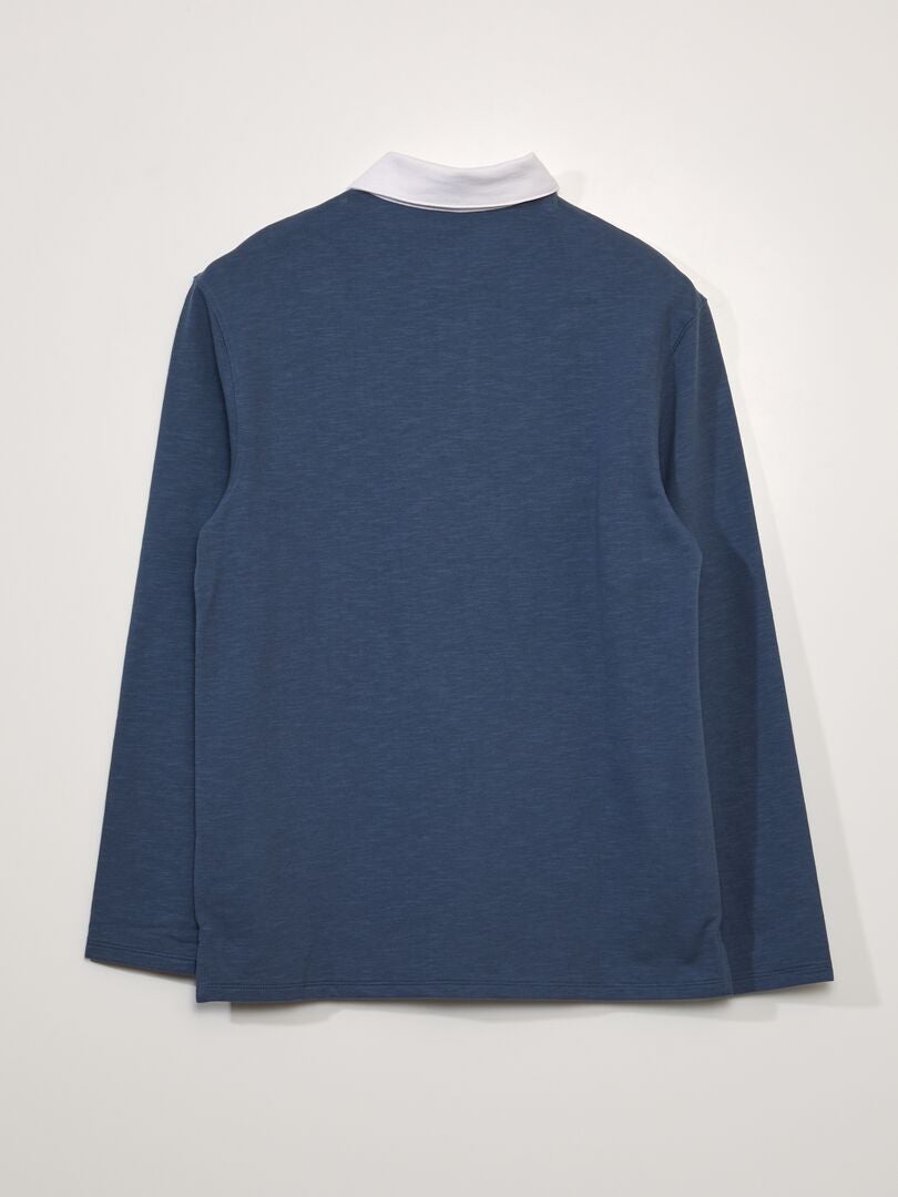 Jersey polo - BLAUW
