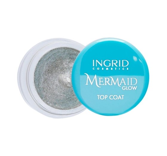 Ingrid x eZebra Mermaid Glow cień do powiek Top Coat 01 7g