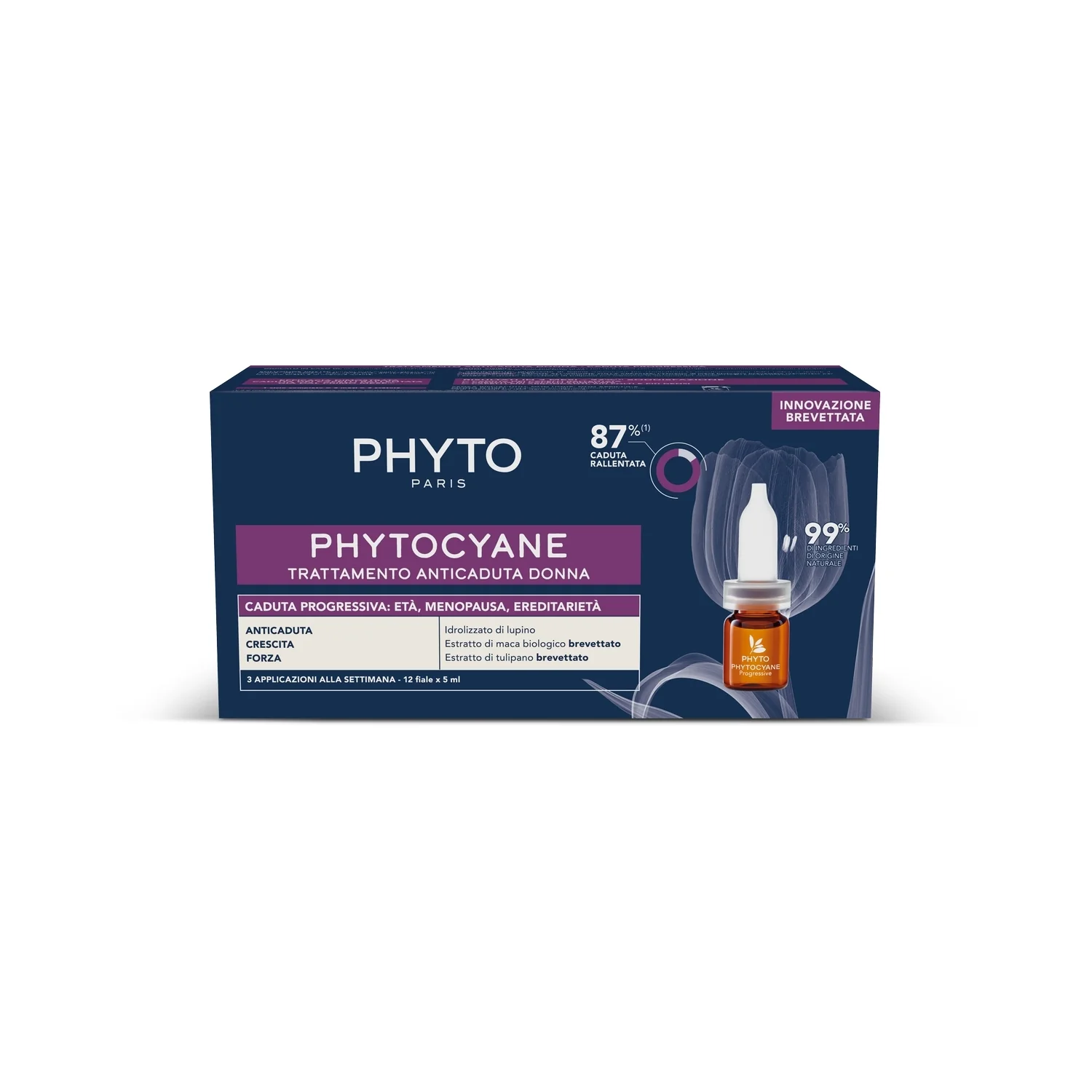 Trattamenti Specifici Phytocyane Trattamento Anticaduta Donna - Caduta Progressiva - Trattamento Anticaduta Capelli