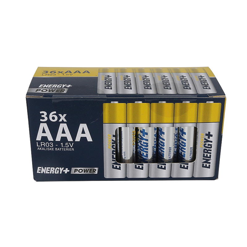Energibatteri AAA 36-pak, Power Energy