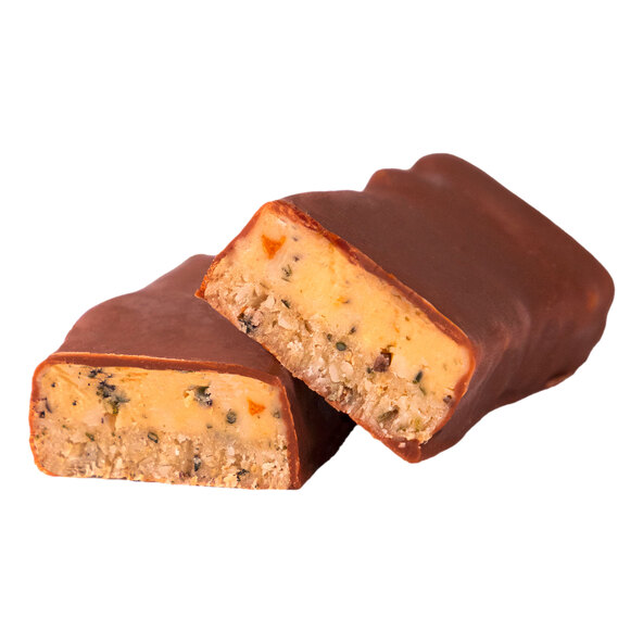 Batoane de ciocolată vegană organică, cu arahide și cremă, pachet de 12 (12 x 30g = 360g)