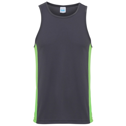 Camiseta Sin Mangas / Tirantes De Deporte Con Franjas Laterales Just Cool