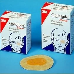 3M Opticlude, protetores oculares para adultos, 5,7 x 8 cm, 20 unidades.