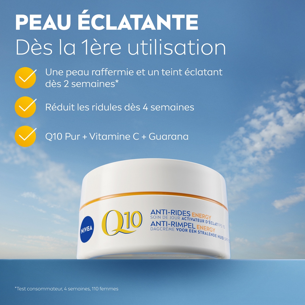 NIVEA Crème visage Jour Anti-rides Activateur d'éclat Vitamine C SPF 15