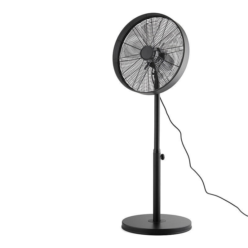 Ventilateur sur pied Energy 40 cm noir, design