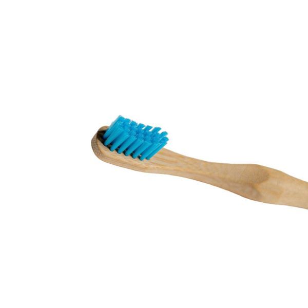 MyMouth Bambuszahnbürste, mittelstarke Borsten, blau