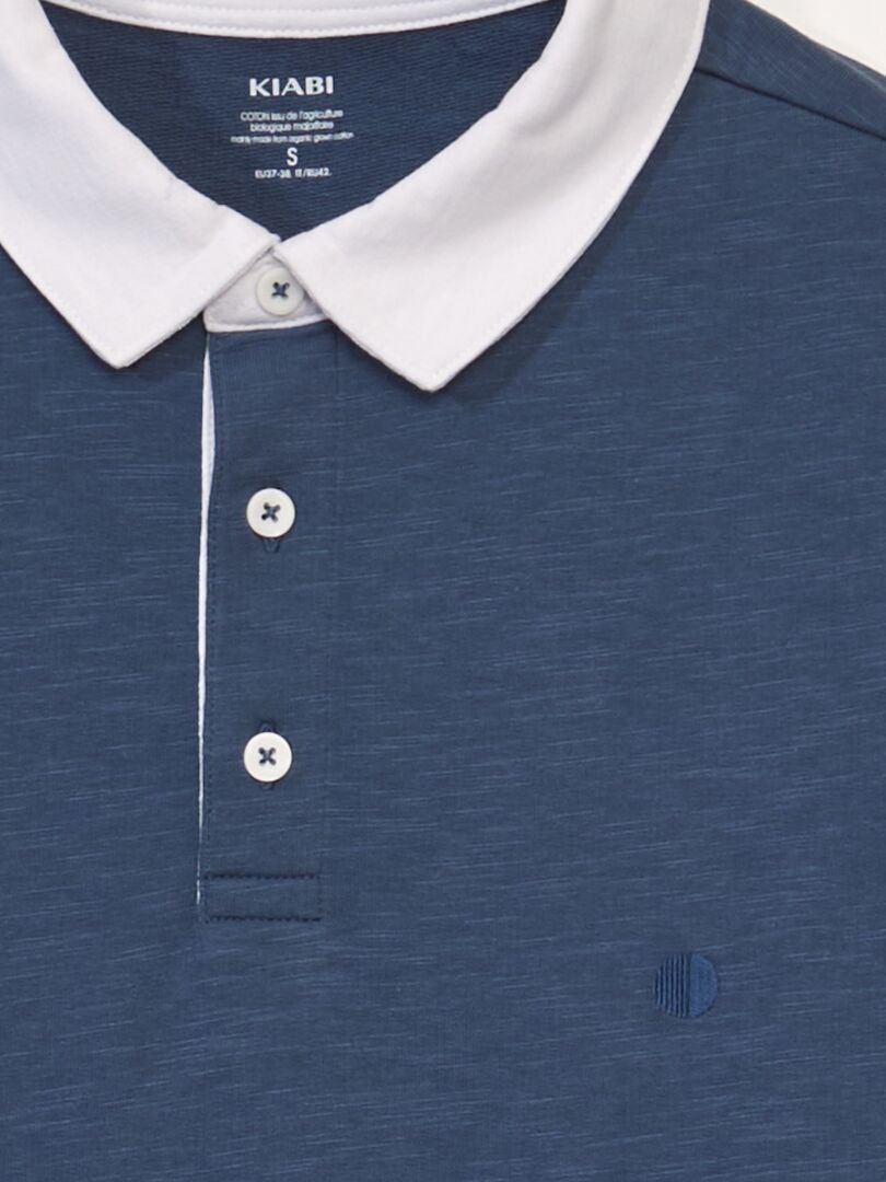 Jersey polo - BLAUW