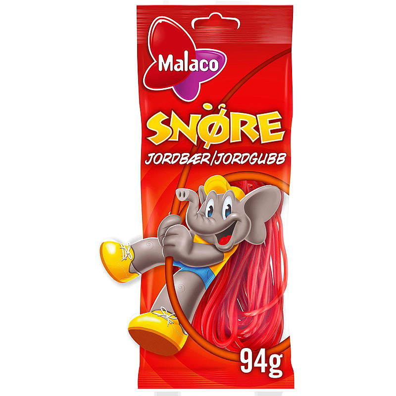 Cloetta Laces 94 g Jordbær