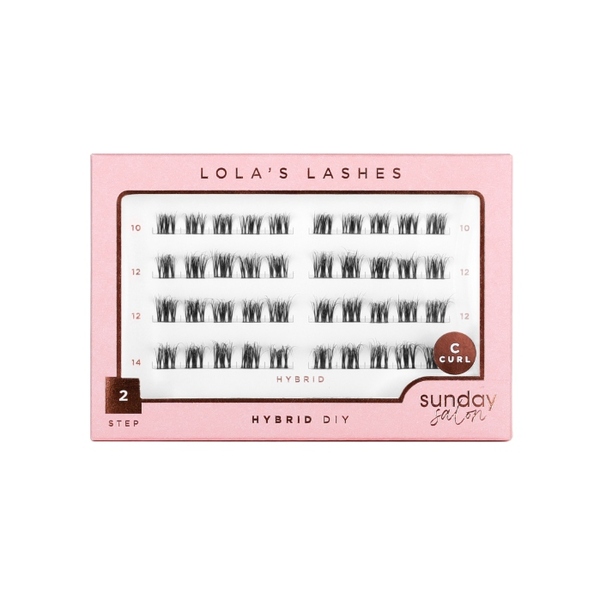 Hybridní DIY clusterové řasy Lola's Lashes