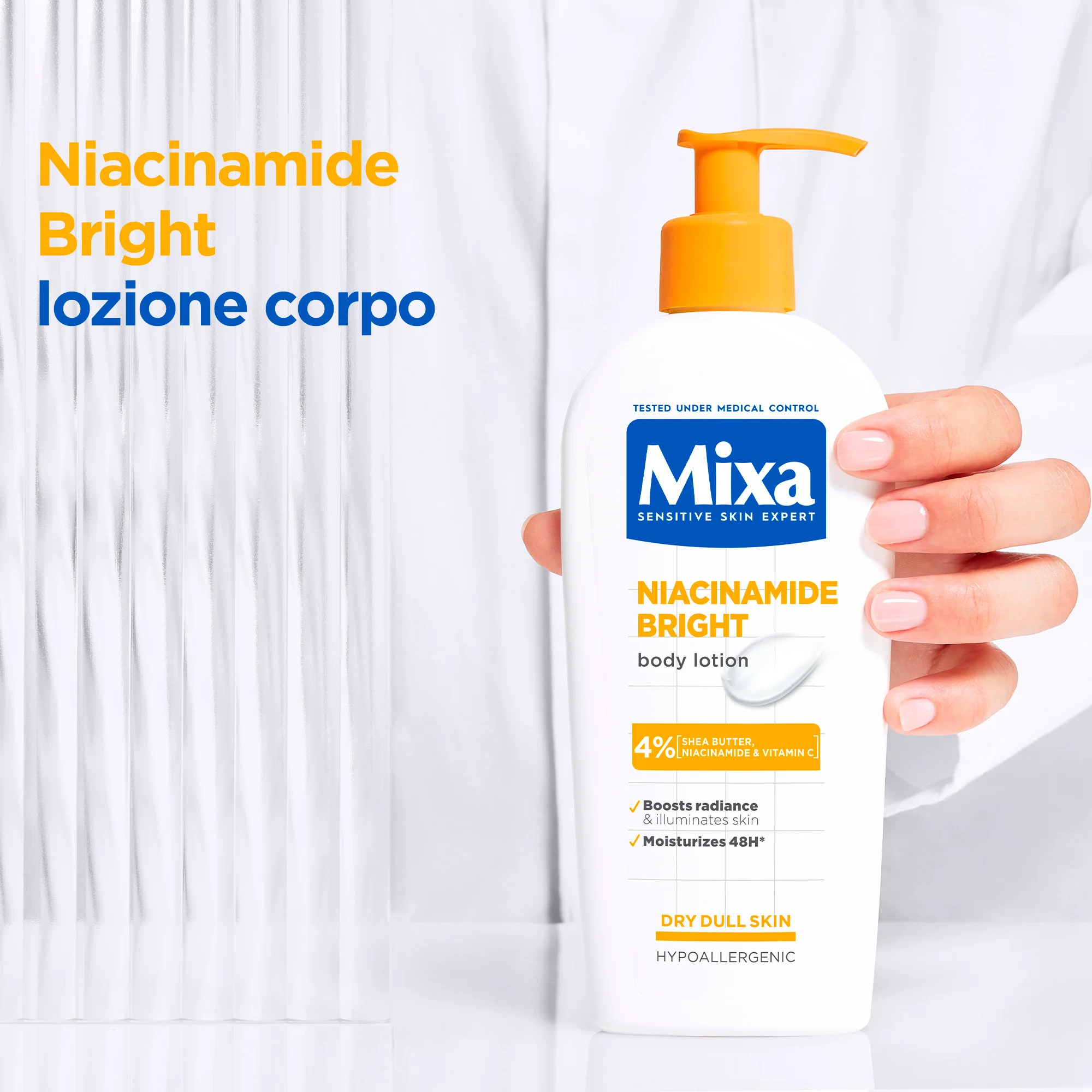 Corpo Niacinamide Bright - Body Lotion - Latte Corpo, Latte corpo illuminante