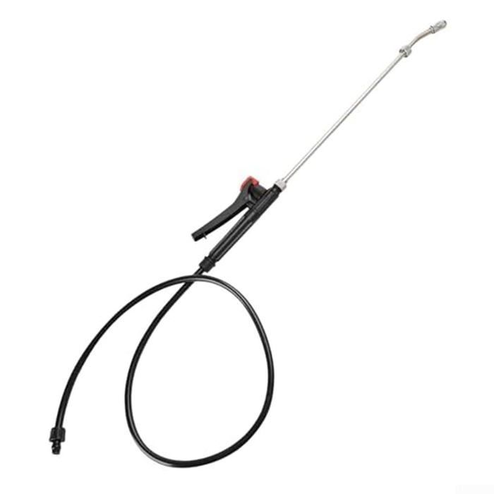 Arrosage pour LANCE, lance pulverisateur, pulvérisateur de jardin en acier inoxydable avec tuyau de 1,1 m pour paniers suspendus