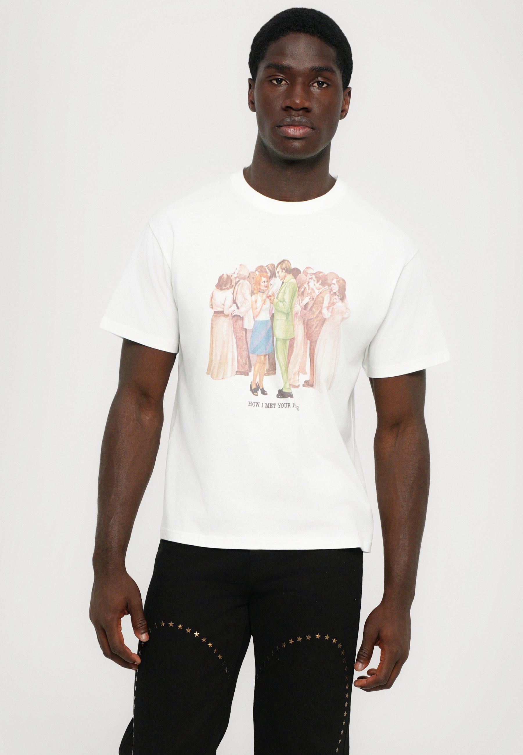 Carne Bollente MEET CUTE HOW I MET YOUR FATHER - T-shirt met print - wit