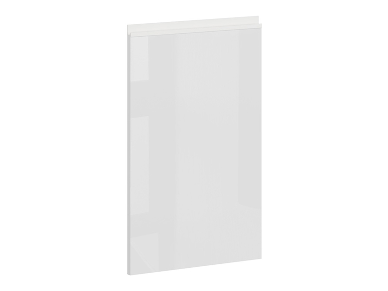 Front do zmywarki z zakrytym panelem Sole 45 cm biały połysk