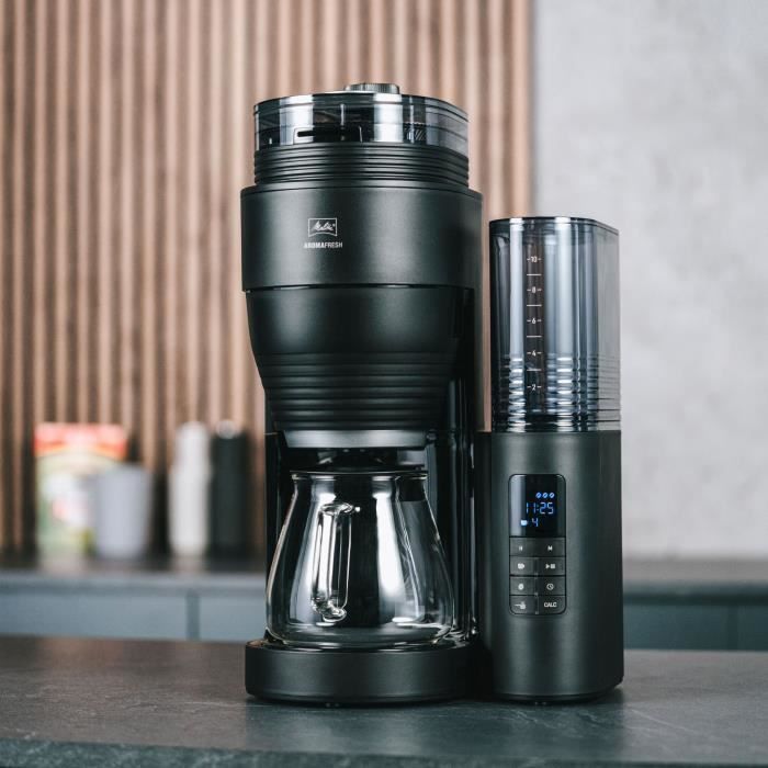 Cafeteira de filtro de vidro MELITA AromaFresh II com moedor integrado 1030-06