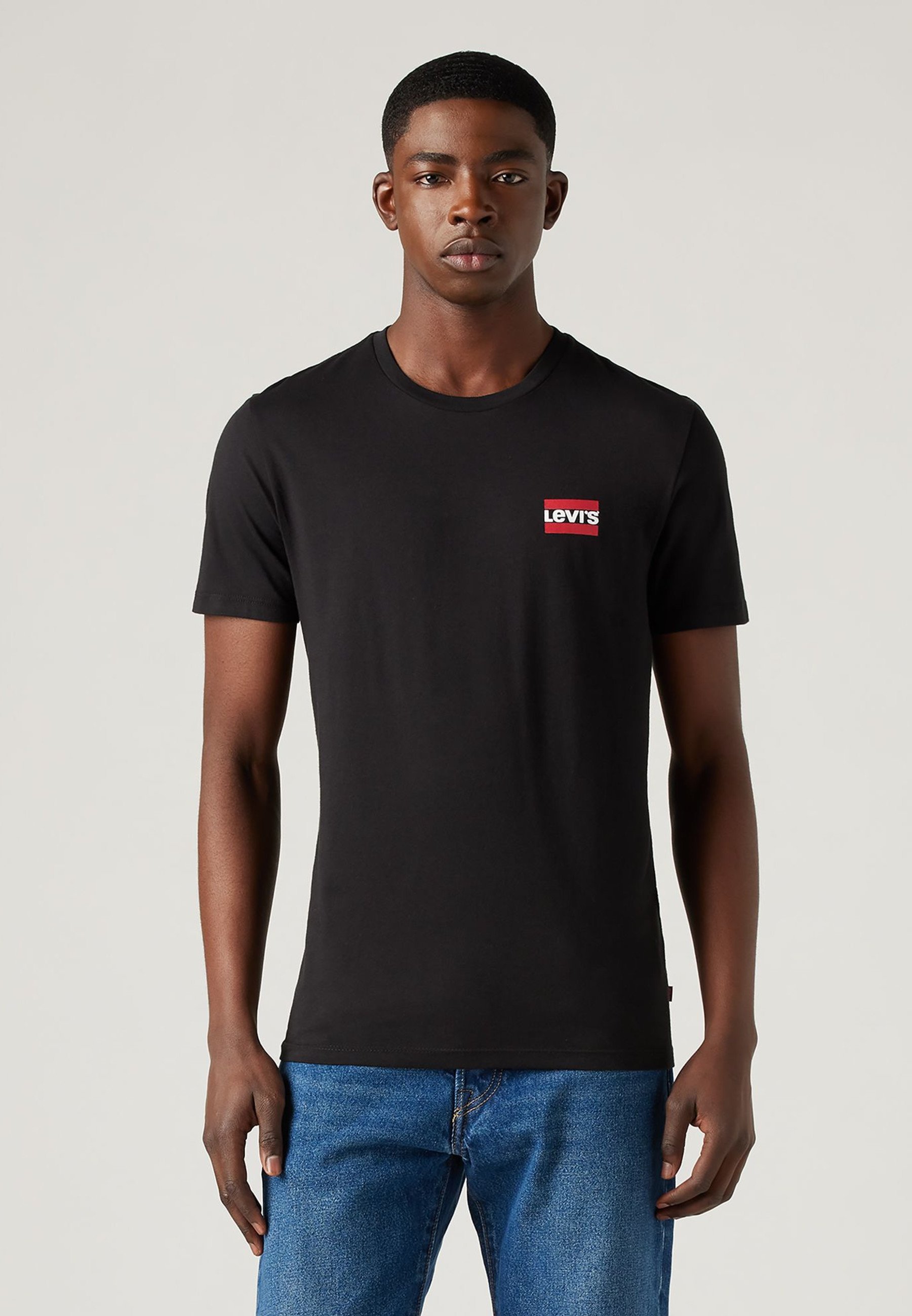 Levi's® 2-pack - Basic T-shirt - wit/zwart