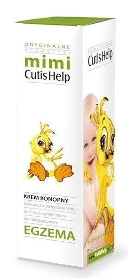 CutisHelp Mimi Egzema Krem konopny do twarzy i ciała, dla dzieci