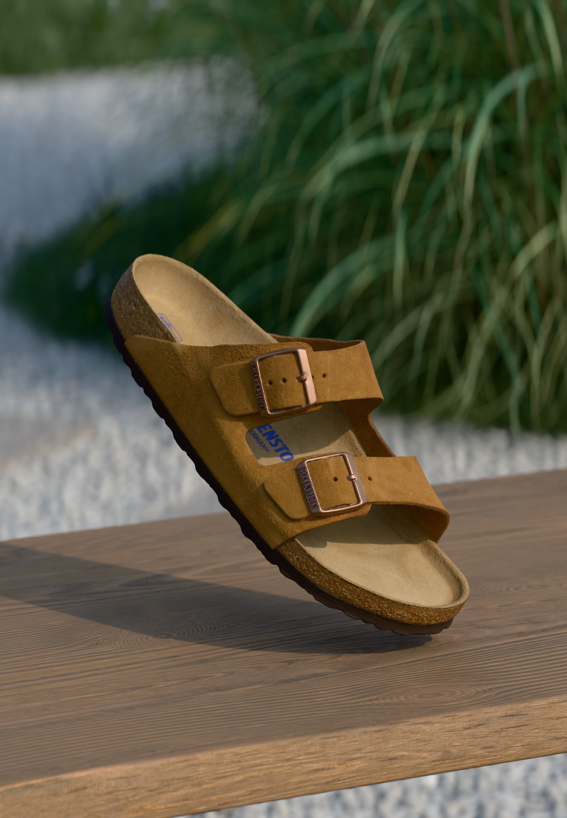 Birkenstock platte muiltjes