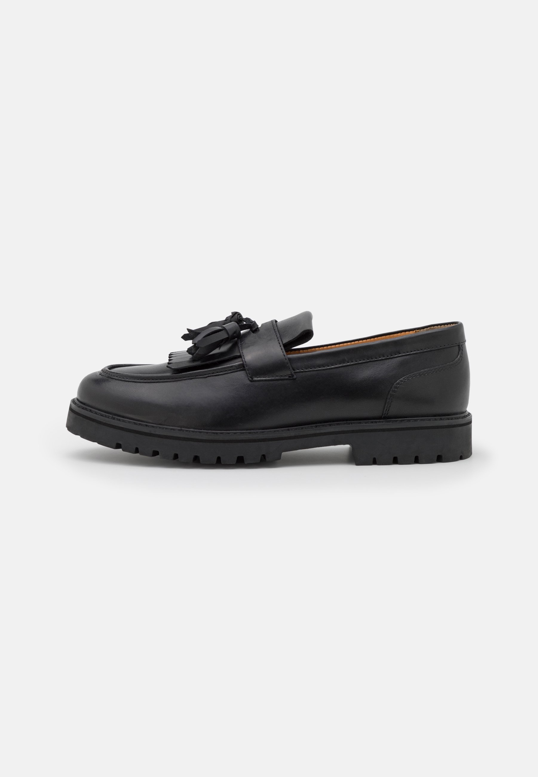 Zign LEATHER UNISEX - Slip-ons - black
