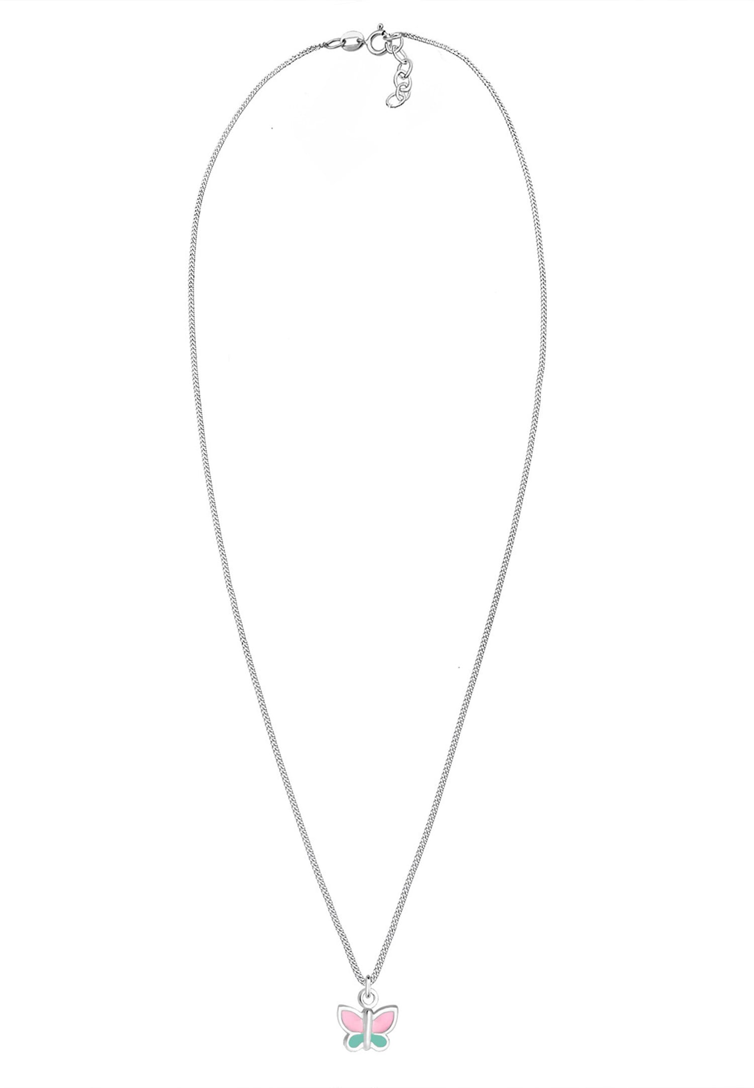 Elli Femme Papillon L'Émail en Argent Sterling (925/1000)