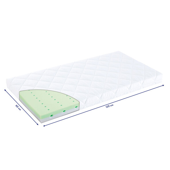 Gitterbettmatratze Air Flow Basic, 60 x 120 x 10 cm