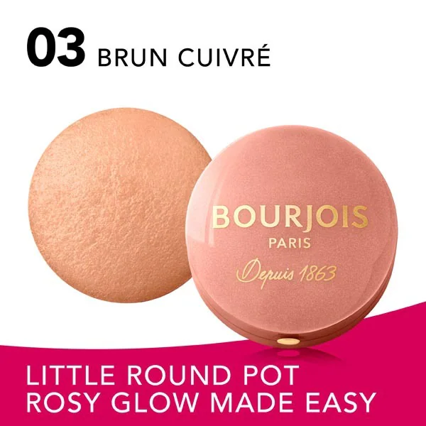 Bourjois Little Round Pot Rouge 03 Brun Cuirve