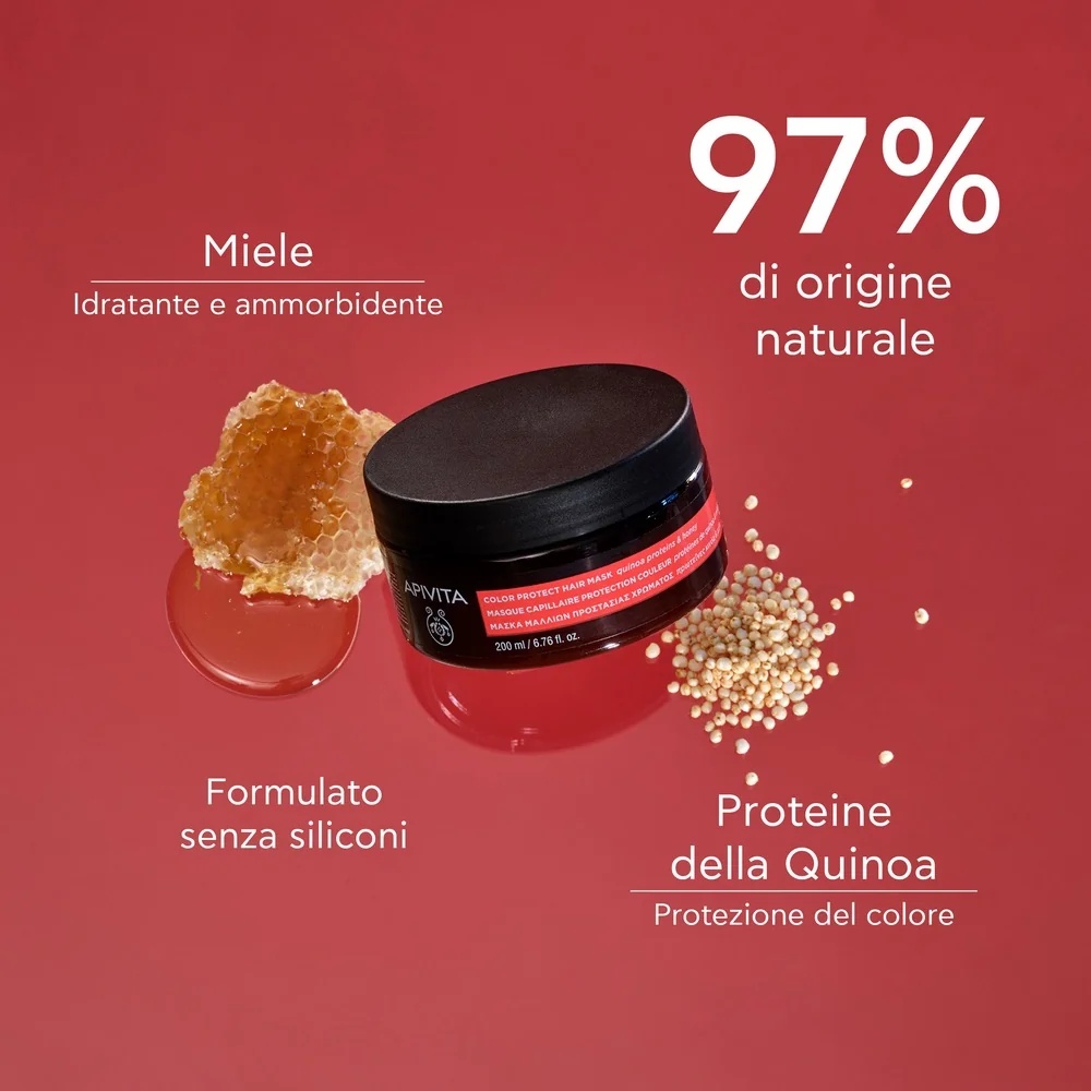 APIVITA Apivita Haarmasker voor gekleurd haar 200 ml Haarmasker voor kleurbescherming