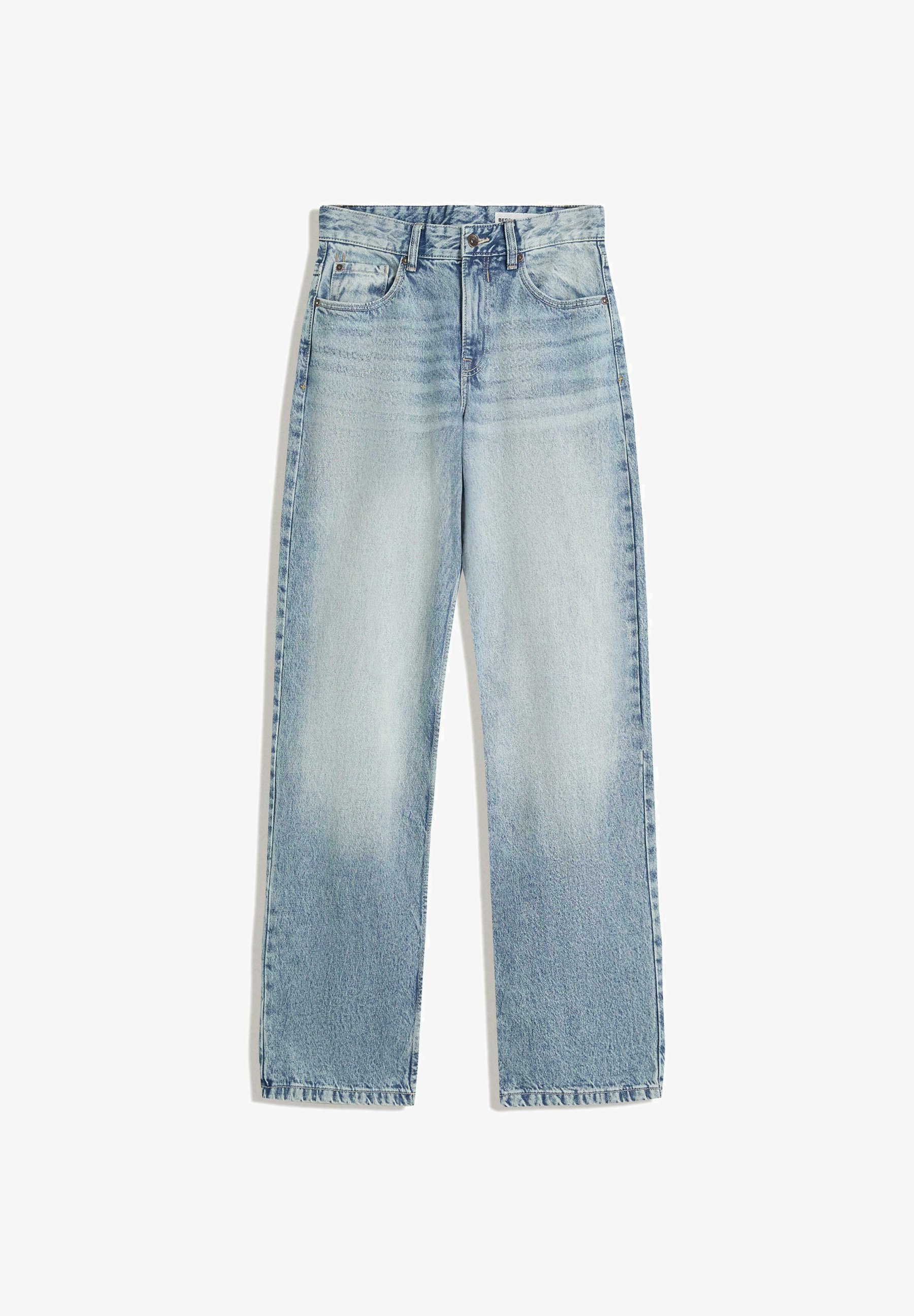 Bershka Relaxed fit jeans - blauwe denim