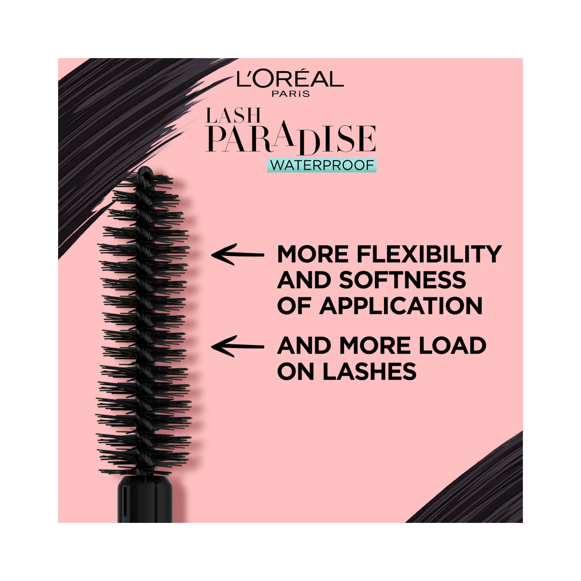 Rimel rezistent la apă Lash Paradise, negru - L'Oréal Paris