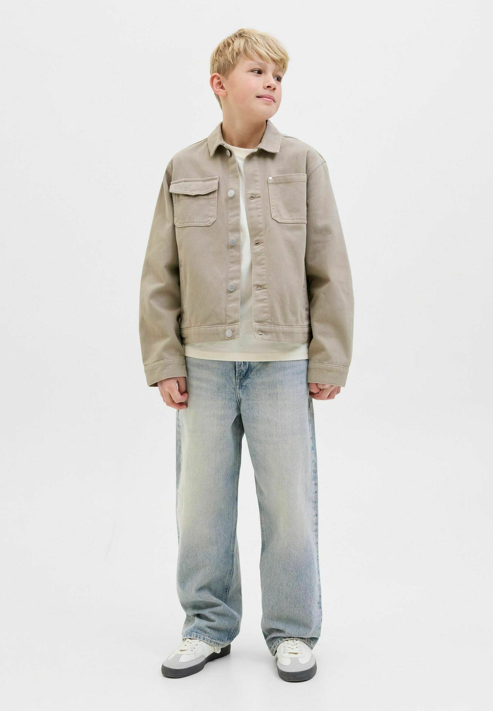 Jack & Jones Junior IALEX ORIGINAL - Jeans mit lässiger Passform - blauer Denim